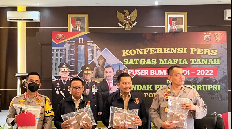 Polda jateng ungka kasus mafia tanah