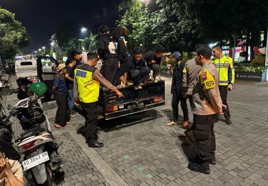 Belasan Pemuda Bawa Miras dan Mercon Saat Sahur On The Road Diamankan Polresta Solo