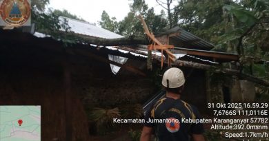 Angin Kencang Hantam Karanganyar, Puluhan Rumah Warga Alami Kerusakan