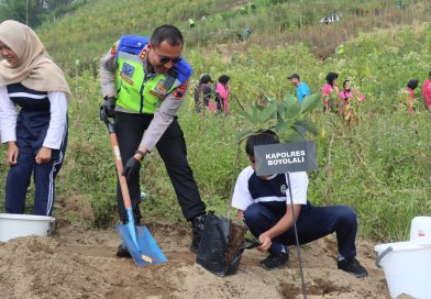Polres Boyolali Tanam 1.000 Pohon di Cepogo, Kapolres Tegaskan Komitmen Jaga Lingkungan
