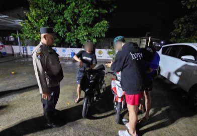 Tindaklanjuti Aduan Warga, Polsek Gatak Amankan Aktivitas Uji Coba Motor di Jalan Raya Sanggung