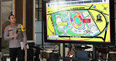 300 Personel Gabungan Amankan Laga Persis Solo vs PSBS Biak di Stadion Manahan