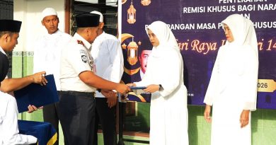 151 Warga Binaan Rutan Solo Terima Remisi Idul Fitri 1447 H, Dua Orang Langsung Bebas