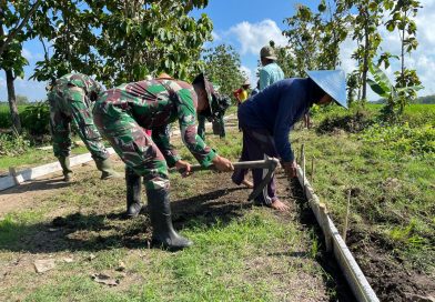 Awali Betonisasi, Satgas TMMD Sragen Rapikan Lahan Demi Kualitas Jalan Maksimal