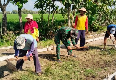 Semangat Kartini Tak Pernah Pudar, Bu Suliyem Tetap Tangguh di Lokasi TMMD