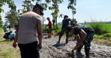 Kolaborasi TNI-Polri dan Warga, Pembangunan TMMD Sragen Makin Cepat