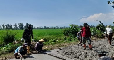 TMMD Reguler ke-128 Kodim 0725/Sragen Dongkrak Ekonomi Petani Desa Puro