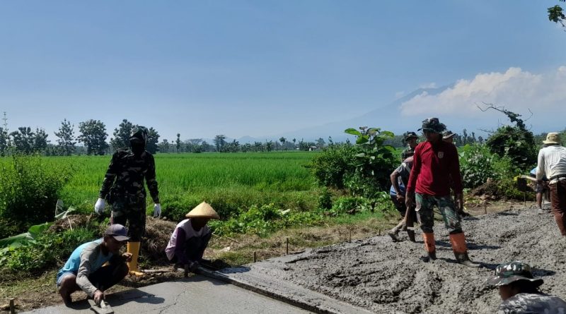 TMMD Reguler ke-128 Kodim 0725/Sragen Dongkrak Ekonomi Petani Desa Puro