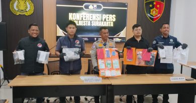 Polresta Solo Ungkap 43 Kasus Narkoba dalam Lima Bulan, 55 Tersangka Diamankan