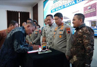 Jelang Pengesahan Anggota Baru, Polresta Surakarta dan IPSI Soloraya Deklarasikan Komitmen Jaga Kamtibmas
